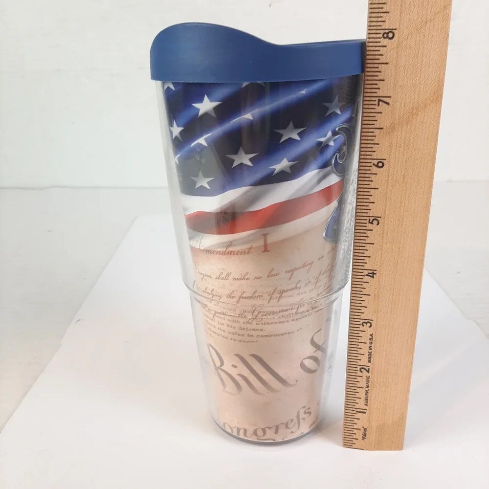🛍24 Oz Tervis Tumbler Blue With Lid Browning 